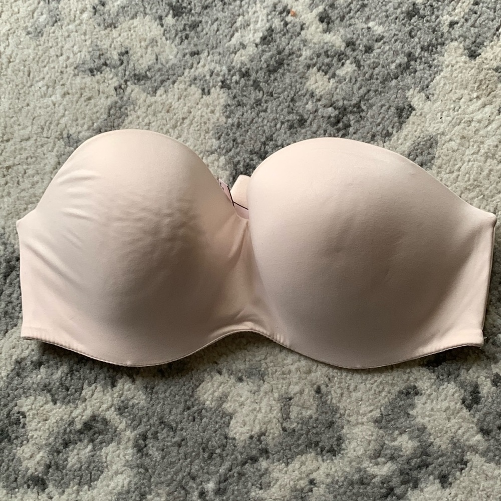 Victoria’s Secret Pink Strapless Bra 34 DD